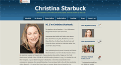 Desktop Screenshot of christinastarbuck.com