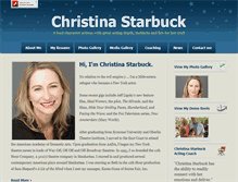 Tablet Screenshot of christinastarbuck.com